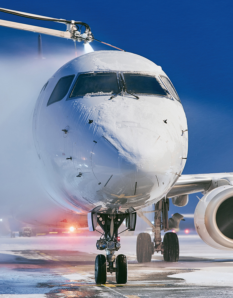 Deicing aircraft equipment