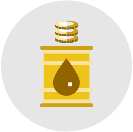 Fuel canister icon representing aviation fuel demand