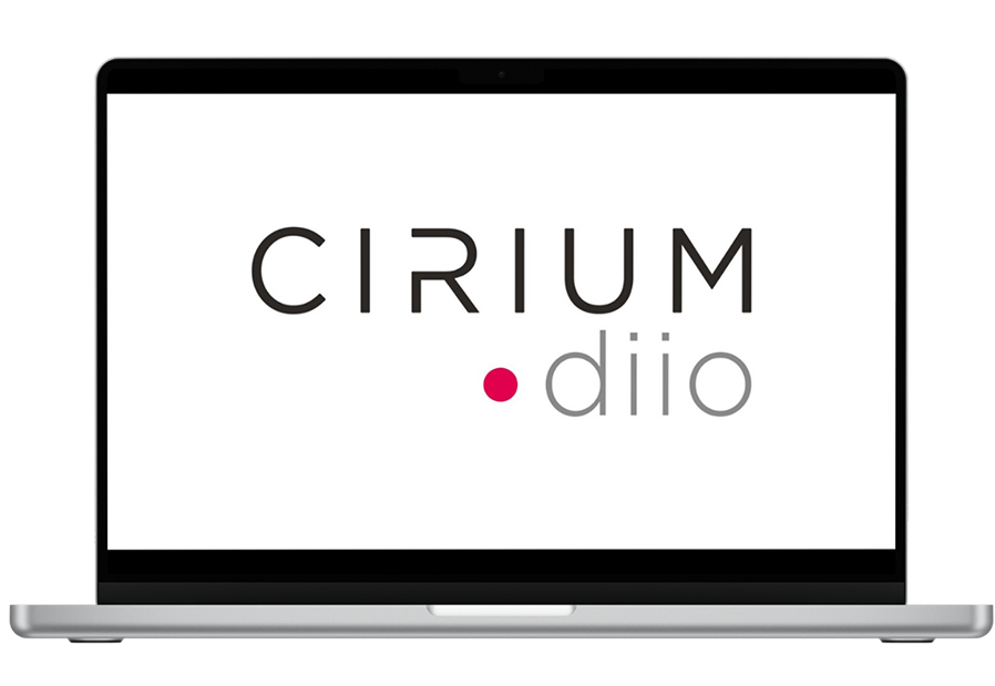 Cirium Diio logo screen