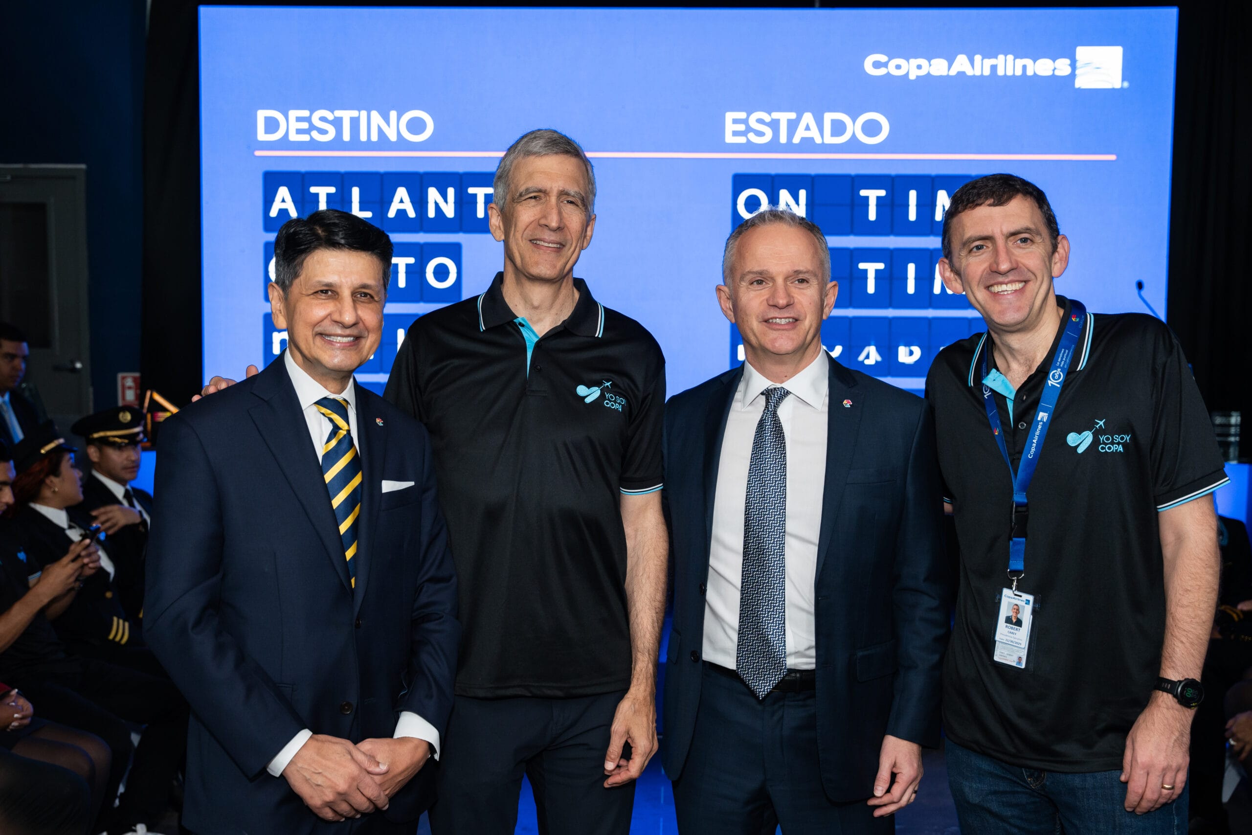 Copa Airlines On-Time Performance Award Ceremony