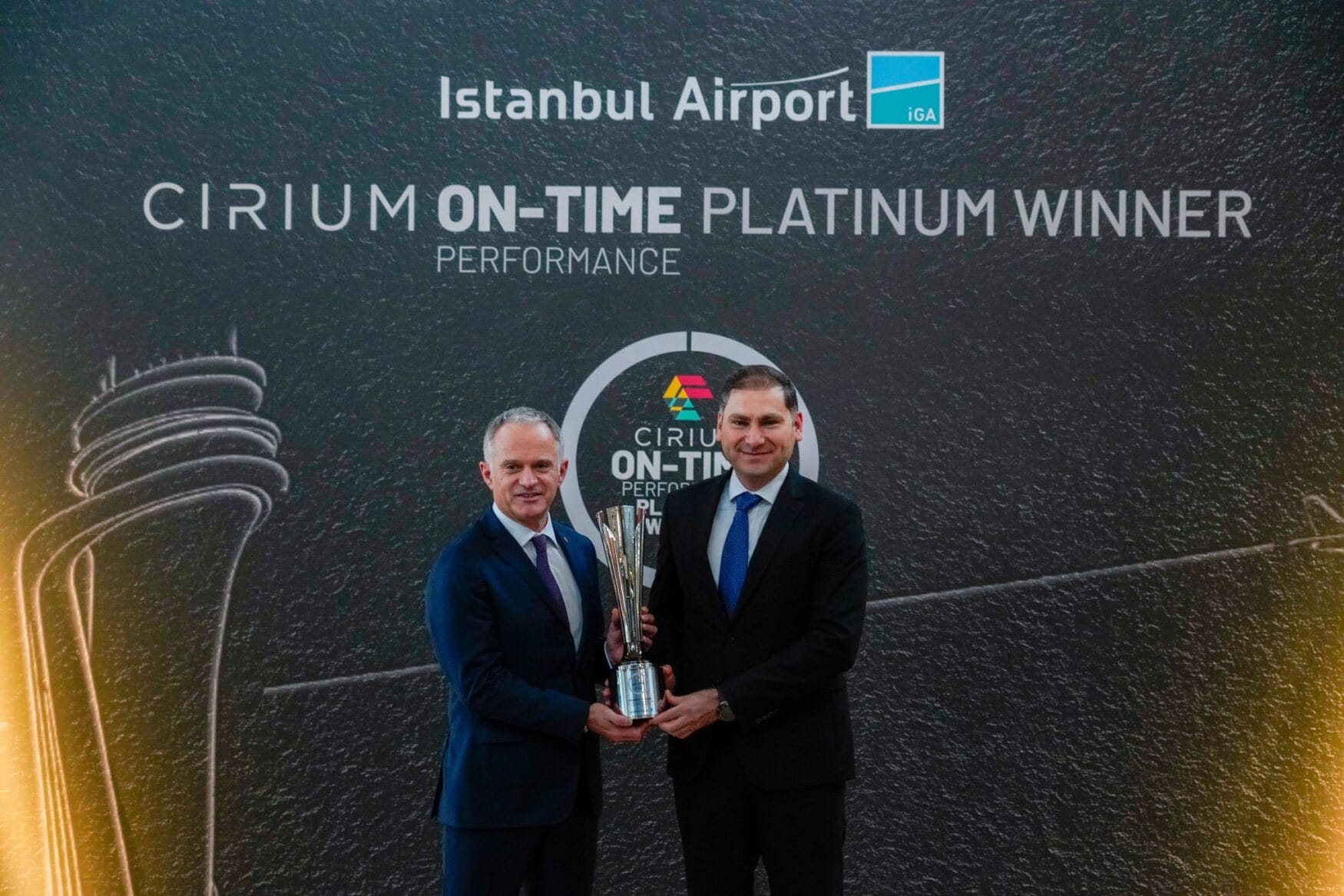 Istanbul Airport awarded the Cirium Platinum Award for Operational Excellence