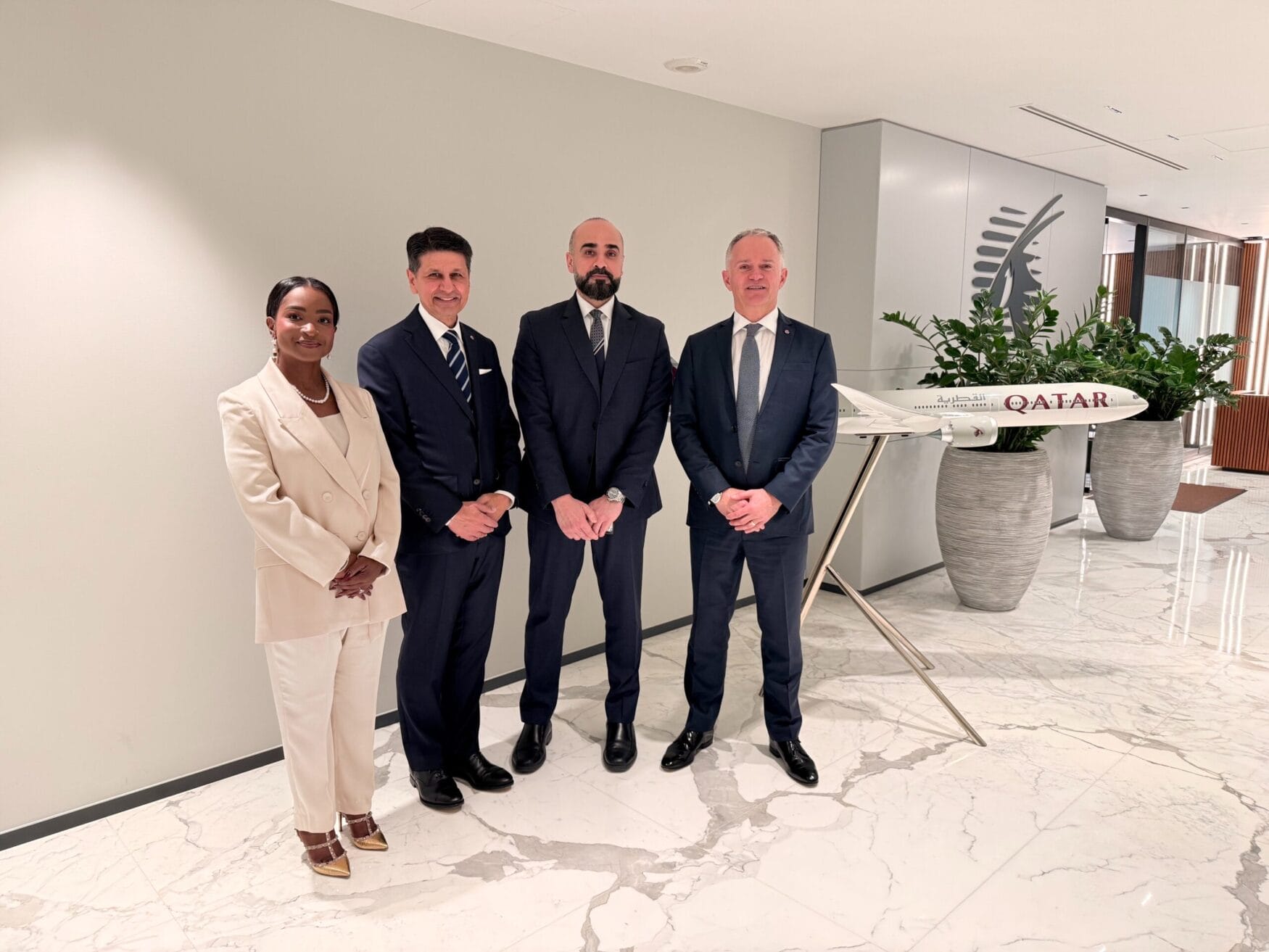 The Cirium team at Qatar Airlines HQ